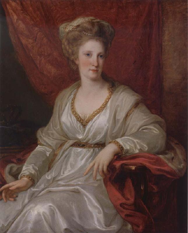 Angelica Kauffmann Bildnis Maria Karoline von Osterreich,konigin von Neapel oil painting image